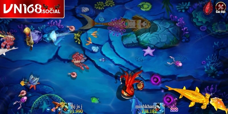 Bắn vào đầu cá để hạ gục mục tiêu nhanh chóng