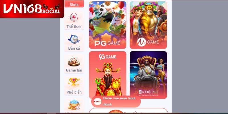 Những trò chơi nổ hũ nổi bật có tại sảnh