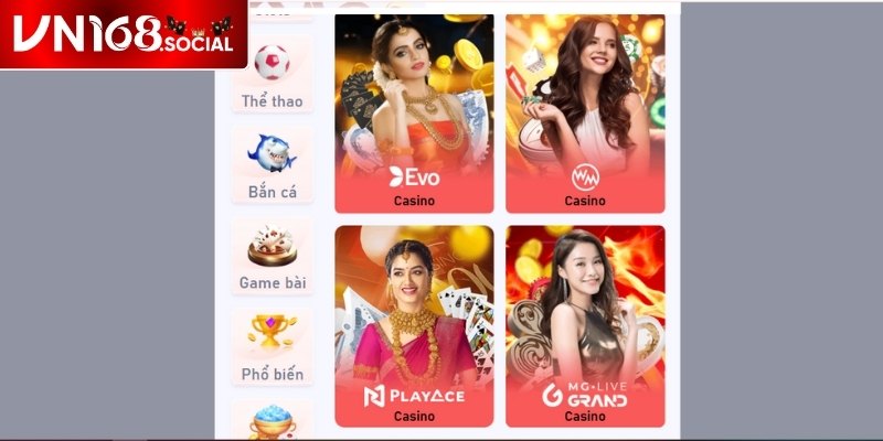 Sicbo ở casino VN168 thời gian chơi cực nhanh